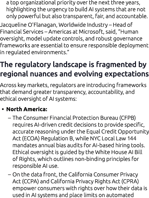 a top organizational priority over the next three years, highlighting the urgency to build AI systems that are not on...