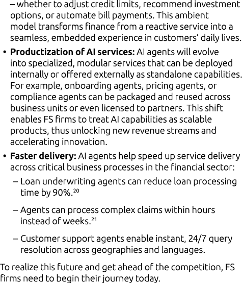 – whether to adjust credit limits, recommend investment options, or automate bill payments. This ambient model transf...